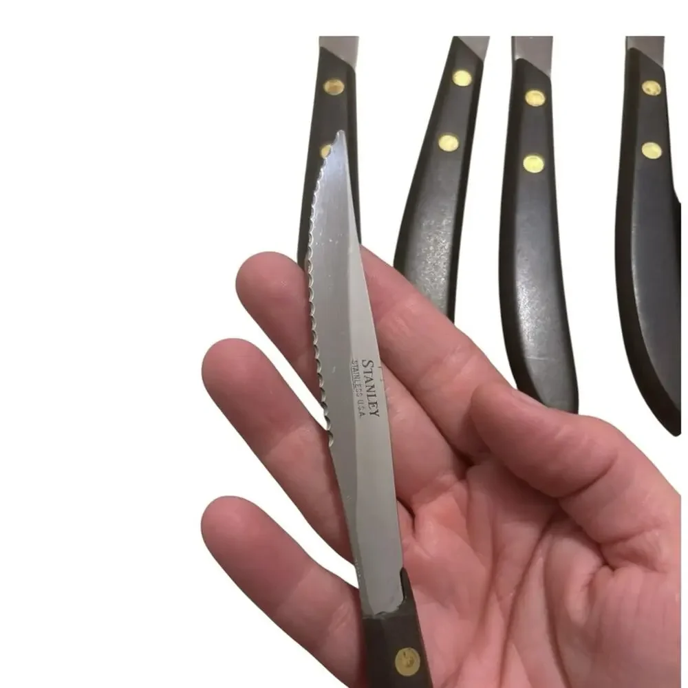 Vintage Stanhome Steak Knives Set